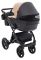 Коляска 2 в 1 Bair Kiwi Plus ECO BKP-18/15 капучино / черный