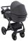 Коляска 2 в 1 Bair Kiwi Plus Soft BKP-219 графит