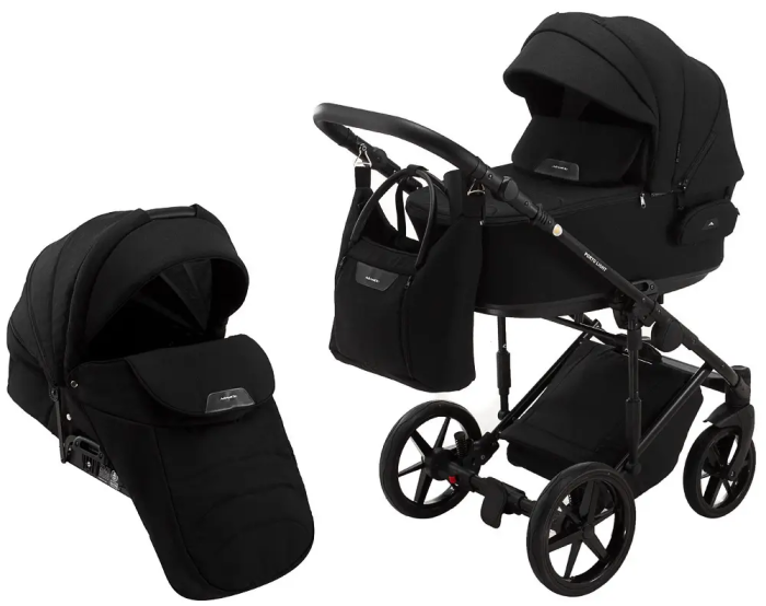 Коляска 2 в 1 Adamex Porto Light Tip TK-53 черный