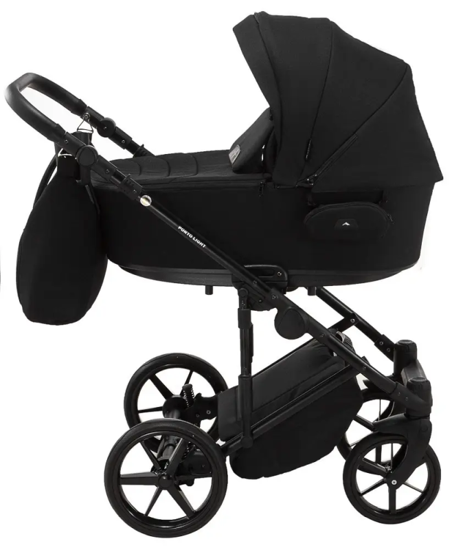 Коляска 2 в 1 Adamex Porto Light Tip TK-53 черный