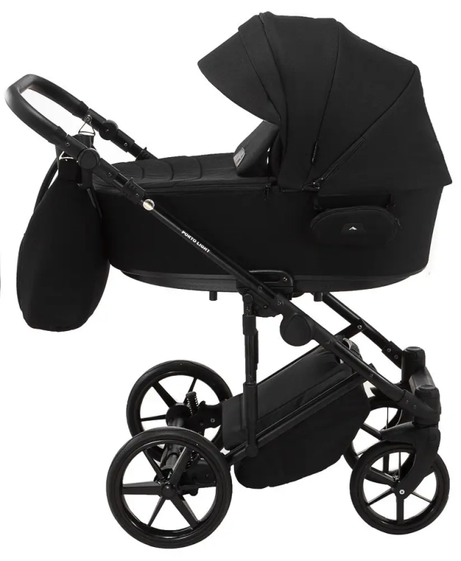 Коляска 2 в 1 Adamex Porto Light Tip TK-53 черный