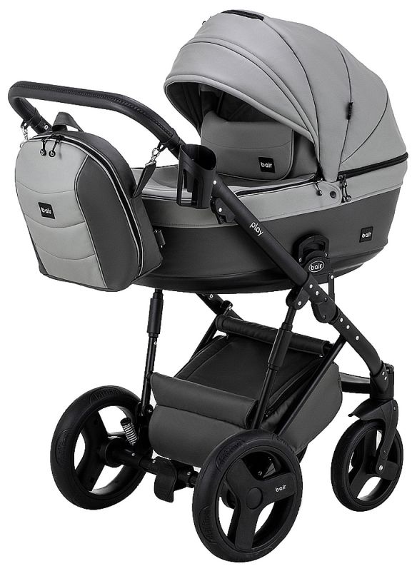 Коляска 2 в 1 Bair Play BP-15/21 сірий-графіт