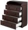 Пеленальный комод Babyroom Комод 4 тел.Big 102x80x50  орех темный Пеленальный комод Babyroom Комод 4 тел.Big 102x80x50  орех темный