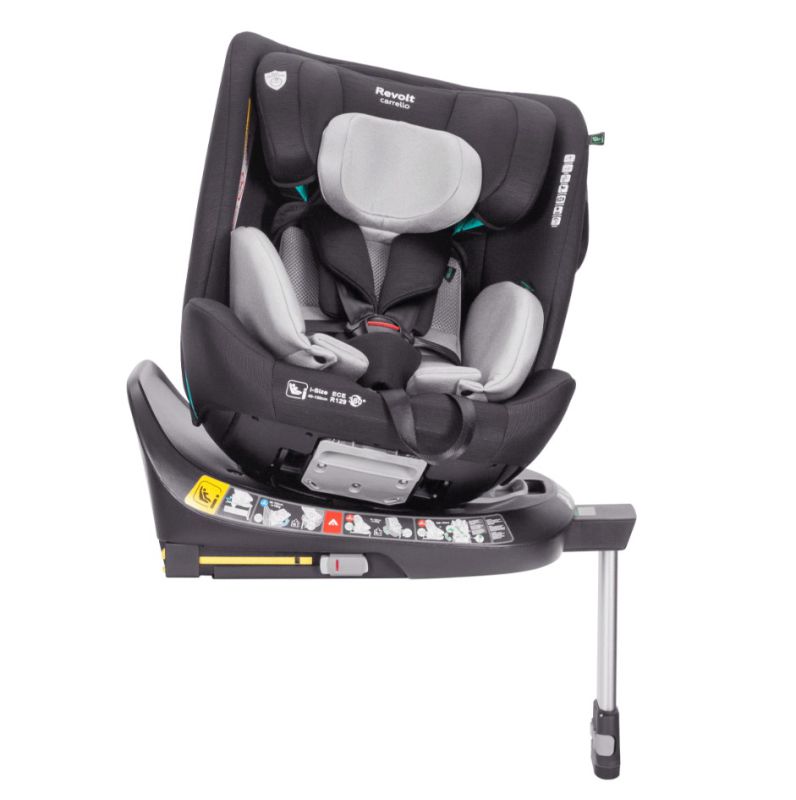 Автокресло CARRELLO Revolt CRL-15805/1 Space Black i-Size 40-150см ISOFIX с поворотом и опорной стойкой