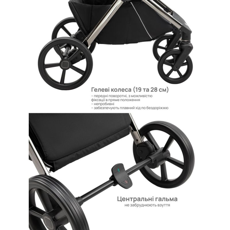 Коляска 2 в 1 Bair Pixel PL-03 капучино