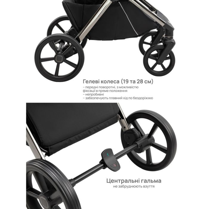 Коляска 2 в 1 Bair Pixel PL-04 зеленый