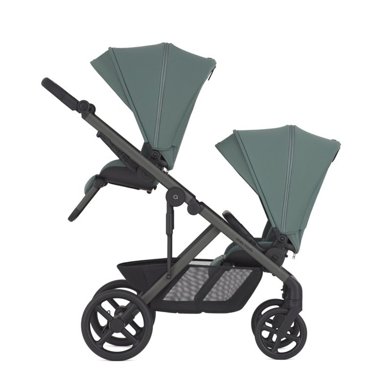 Коляска 2 в 1 для двойни Anex Modu Double Greeny