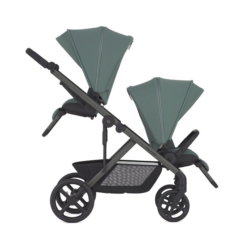 Коляска 2 в 1 для двойни Anex Modu Double Greeny