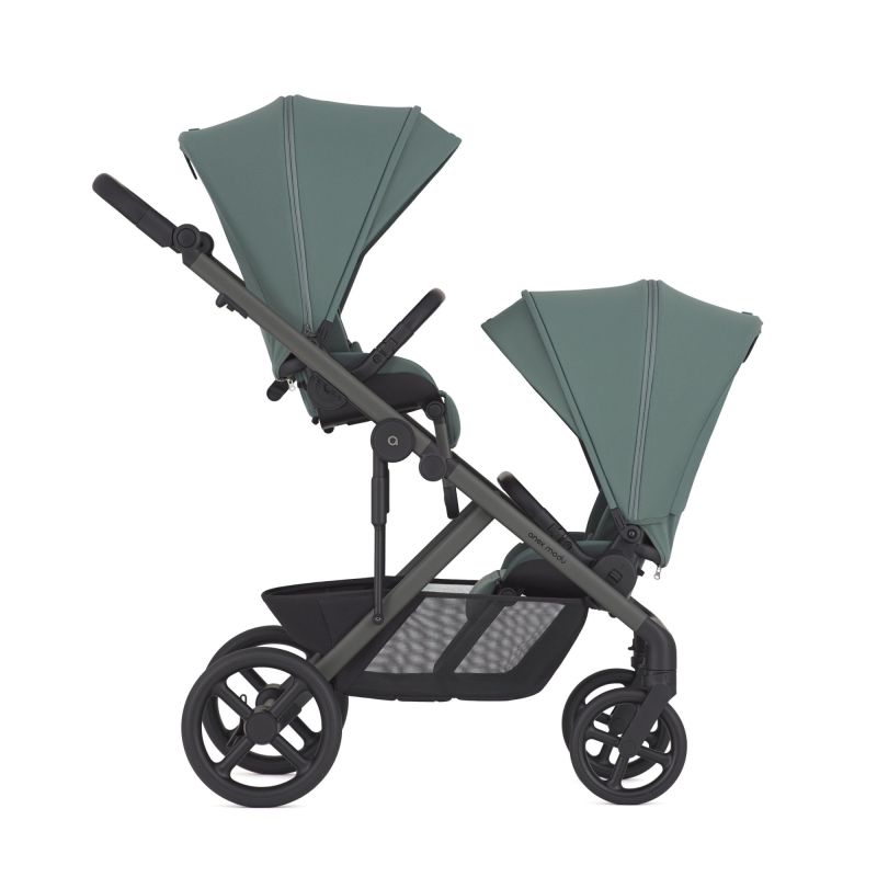 Коляска 2 в 1 для двойни Anex Modu Double Greeny