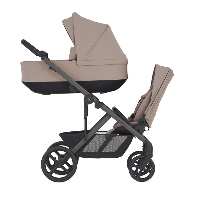 Коляска 2 в 1 для двойни Anex Modu Double Rooty