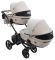 Коляска 2 в 1 для двойни Bair Kiwi DUO ECO BKD-32/33 бежевый / капучино