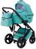 Коляска 2 в 1 Bair Leo кожа 100% GN-333 яркая мята