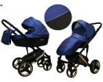 Коляска 2 в 1 Mikrus Onyx 58 синій