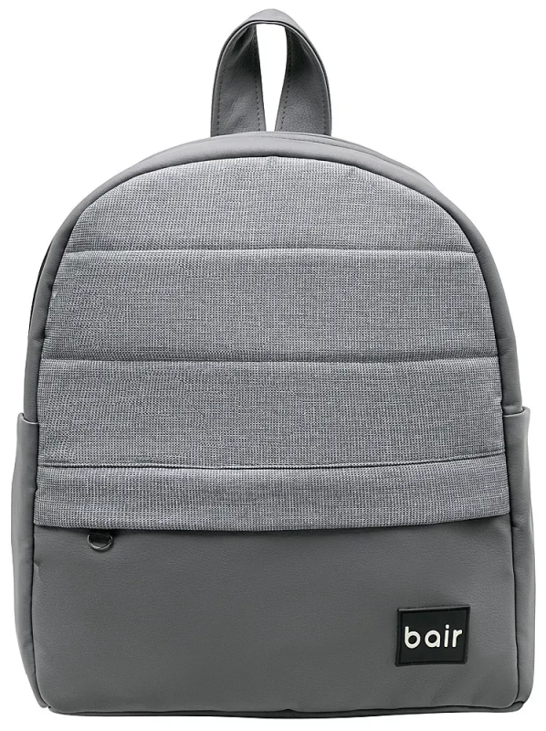 Коляска 2 в 1 для двійні Bair Kiwi DUO Soft BKP-218 сірий
