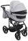 Коляска 2 в 1 Adamex Locco Tip TK-1 светло-серый