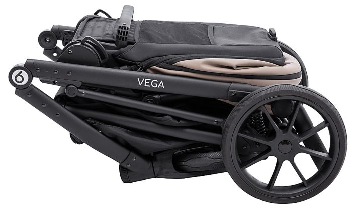 Коляска 2 в 1 Bair Vega ECO VE-04 капучино