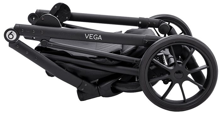 Коляска 2 в 1 Bair Vega ECO VE-12 черный