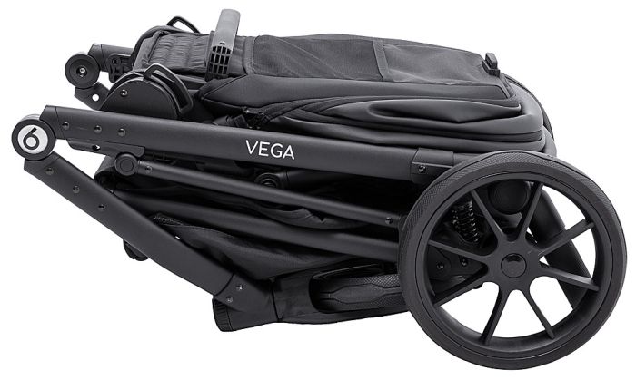 Коляска 2 в 1 Bair Vega ECO VE-12 чорний