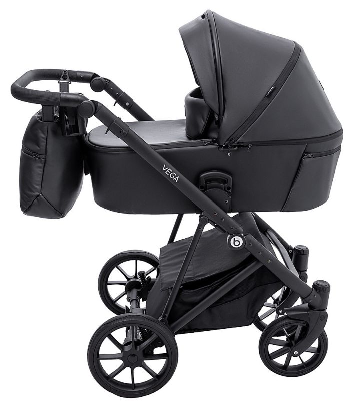 Коляска 2 в 1 Bair Vega ECO VE-12 чорний