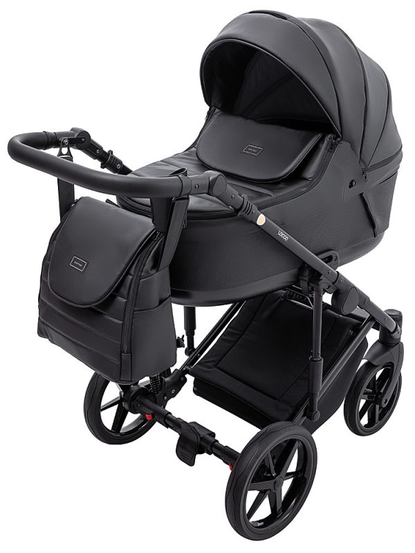 Коляска 2 в 1 Adamex Locco Eco SA-2 черный Коляска 2 в 1 Adamex Locco Eco SA-2 черный