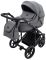 Коляска 2 в 1 Adamex Locco Eco SA-4 темно-серый