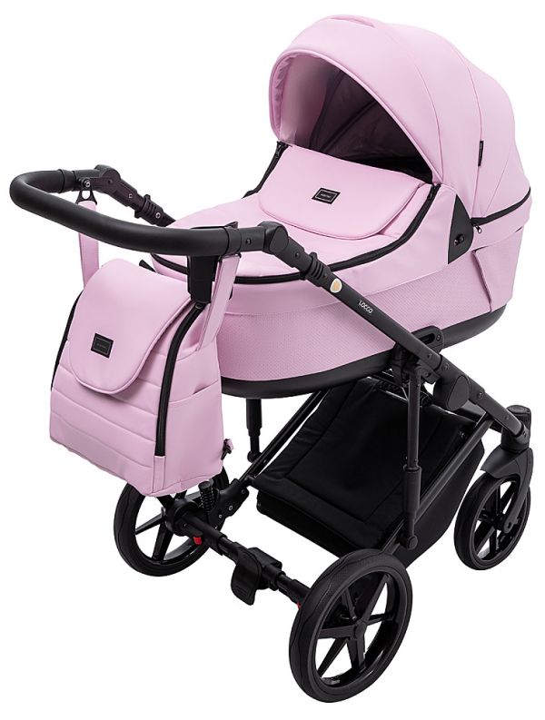 Коляска 2 в 1 Adamex Locco Eco SA-16 розовый Коляска 2 в 1 Adamex Locco Eco SA-16 розовый