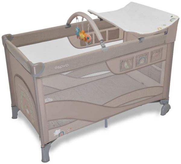 Кроватка - манеж Espiro Dream 109 Beige Fun Кроватка - манеж Espiro Dream 109 Beige Fun