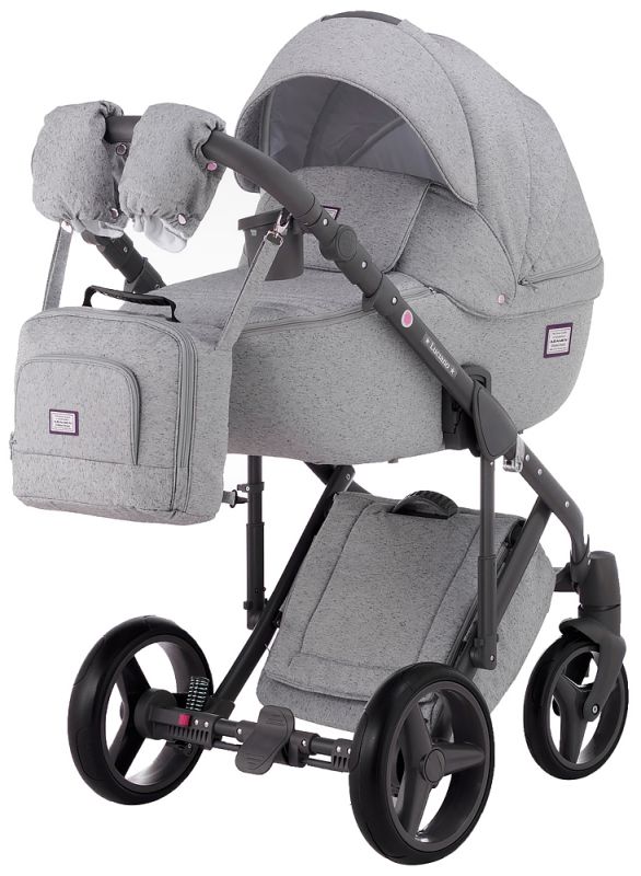 Коляска 2 в 1 Adamex Luciano Y3 світло-сірий