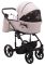 Коляска 2 в 1 Adamex Porto Light ECO кожа 100% SA-15 розовый (пудра)