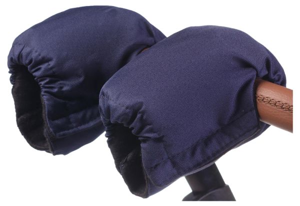 Рукавиці Babyroom на коляску темно-сині