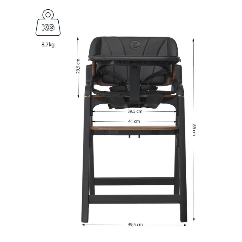 Стульчик для кормления Espiro Allure 11 Timber Black
