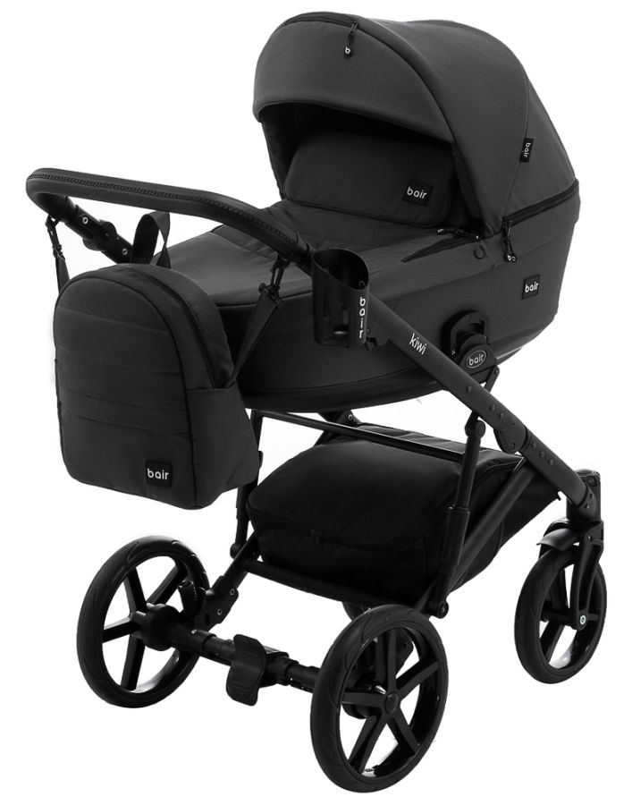 Коляска 2 в 1 Bair Kiwi Soft BKS-299 графит