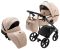 Коляска 2 в 1 Bair Marcel кожа 100% BM-18 капучино