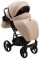 Коляска 2 в 1 Bair Marcel кожа 100% BM-18 капучино
