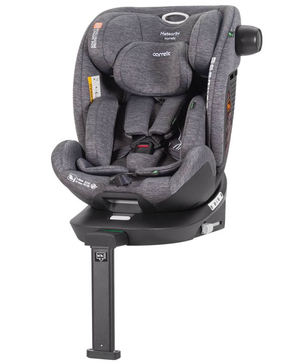 Автокрісло CARRELLO Meteorit+ CRL-17515 Marble Grey i-Size 40-150см ISOFIX з поворотом та опорною стійкою