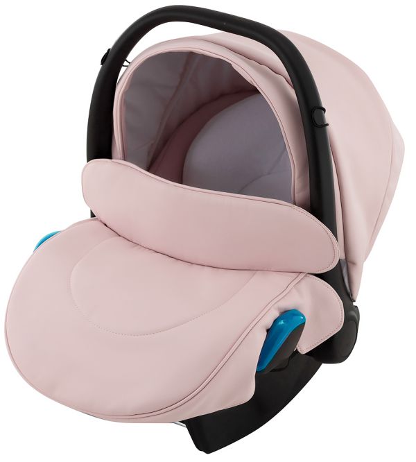 Автокрісло Adamex Kite шкіра 100% NR229 світло-рожева пудра