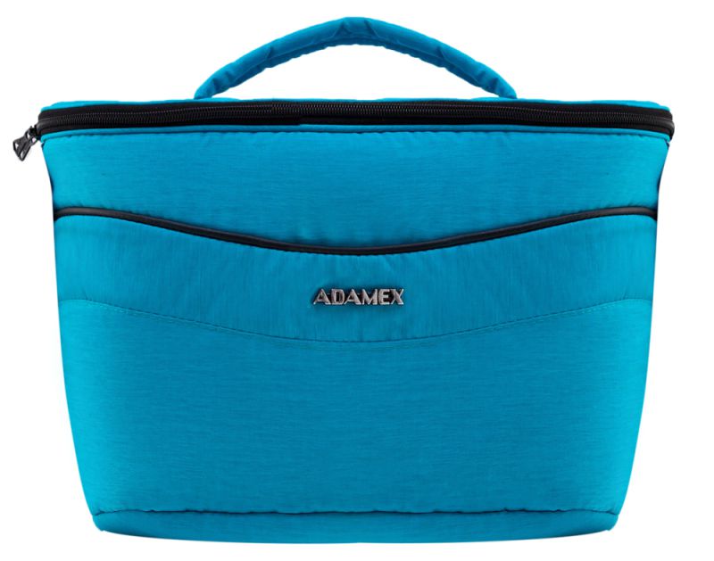 Коляска 2 в 1 Adamex Monte Deluxe Carbon C212 бирюзовый