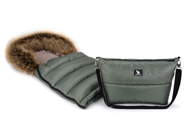 Зимний конверт Cottonmoose Combi 736/141/73/144 jungle green (хаки)