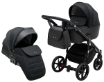 Коляска 2 в 1 Adamex Nola PS-1 чорний
