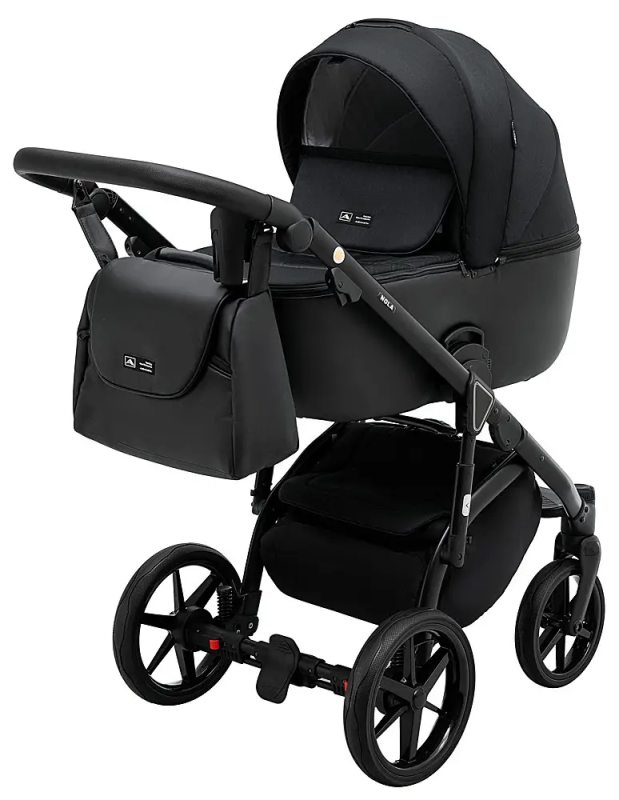 Коляска 2 в 1 Adamex Nola PS-1 черный