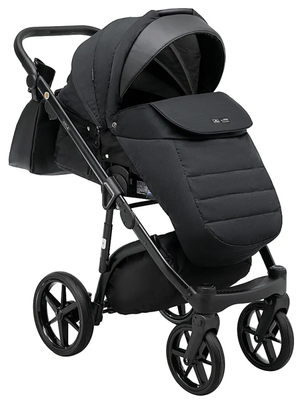 Коляска 2 в 1 Adamex Nola PS-1 чорний