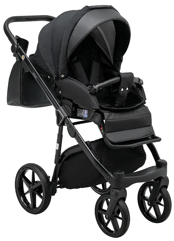 Коляска 2 в 1 Adamex Nola PS-1 чорний