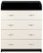 Пеленальный комод Babyroom Комод 4 тел.Big 102x80x50  венге-ваниль