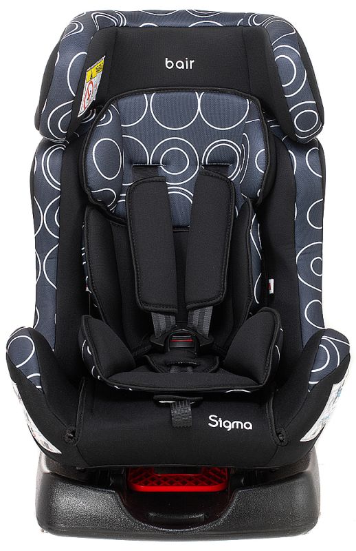 Автокресло Bair Sigma 0+/1/2 (0-25 кг) DS1424 черный - темно-синий (круги)