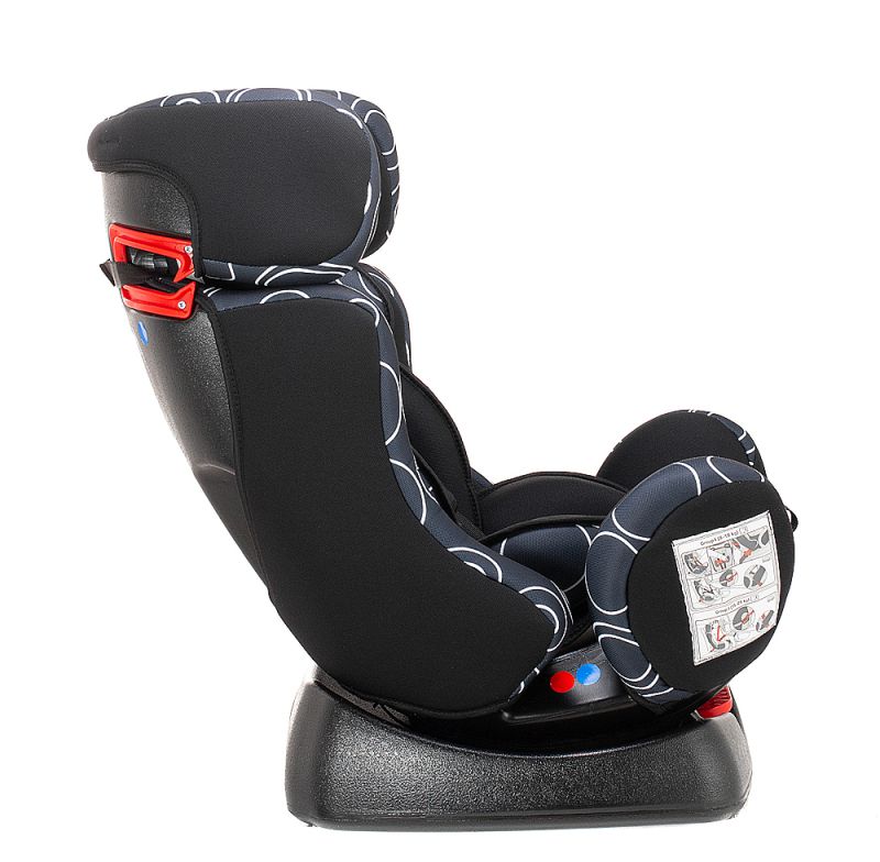 Автокресло Bair Sigma 0+/1/2 (0-25 кг) DS1424 черный - темно-синий (круги)