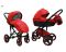 Коляска 2 в 1 Mikrus Onyx 64 красный+черный