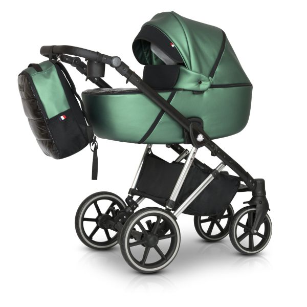 Коляска 2 в 1 Verdi Makan Elektro 04 Metalik Green