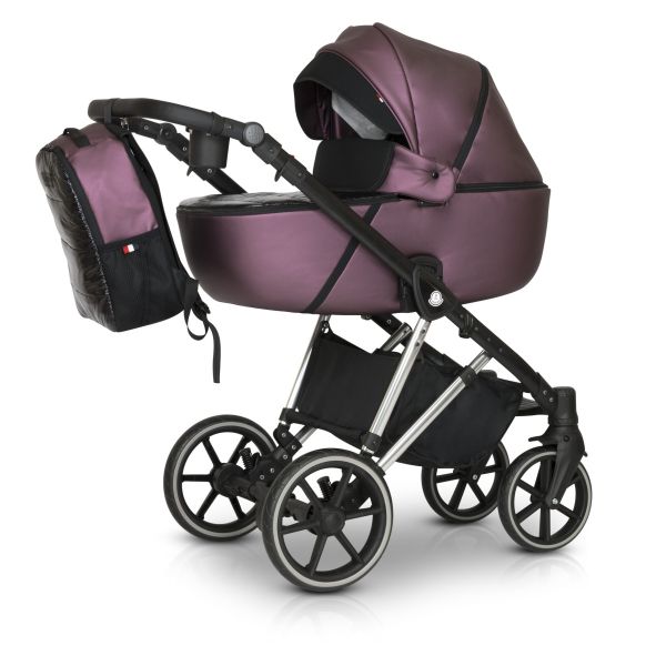 Коляска 2 в 1 Verdi Makan Elektro 05 Metalik Bordo Коляска 2 в 1 Verdi Makan Elektro 05 Metalik Bordo