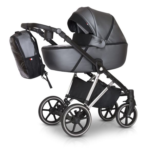 Коляска 2 в 1 Verdi Makan Elektro 06 Metalik Antracyt
