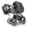 Коляска 2 в 1 Verdi Makan Elektro 07 Metalik Antracyt (медная рама)